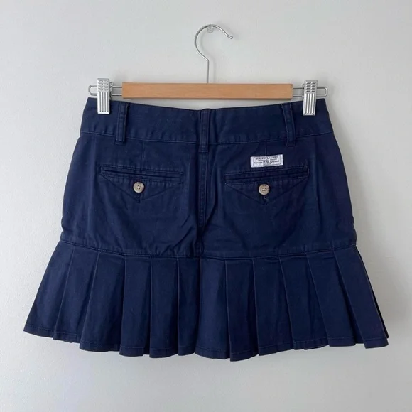 Polo by Ralph Lauren Navy Mini Skirt - Picture 2 of 8